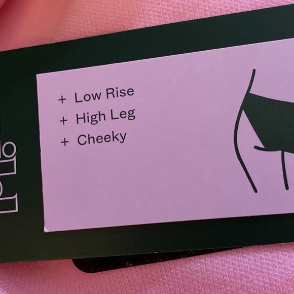 New Women  High Leg Cheeky Bikini Bottom - Wild Fable Pink/Orange/Yellow Tie-Dye - Picture 7 of 9